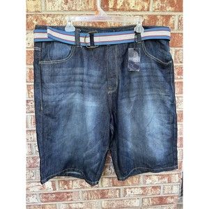 PD&C Paper Denim & Cloth Denim Shorts Jeans Mens Size 42 Belted Baggy NWT